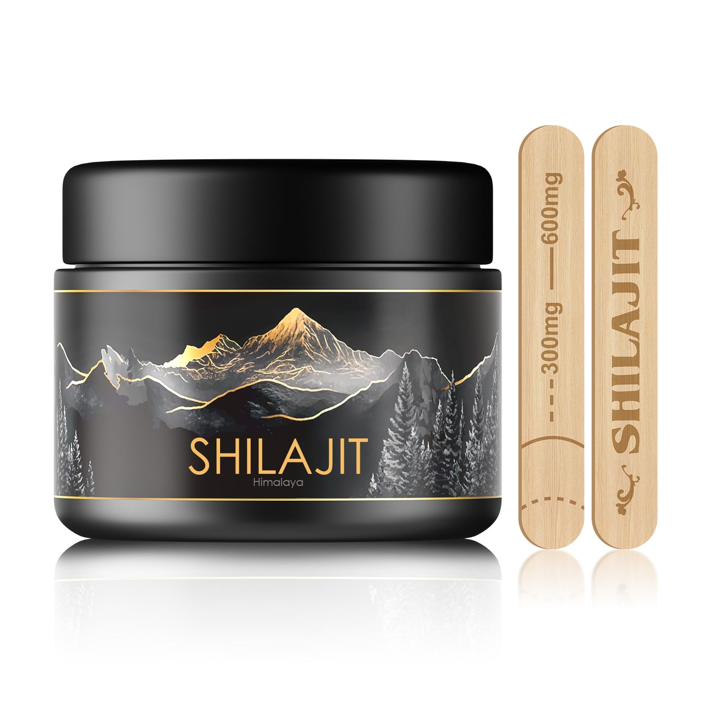 Pure Himalayan Shilajit Resin シラジット サプリ Shilajit for men and women フルボ酸 ミネラル 二酸化チタン不使用 無添加 GMP認定工場 約30日分