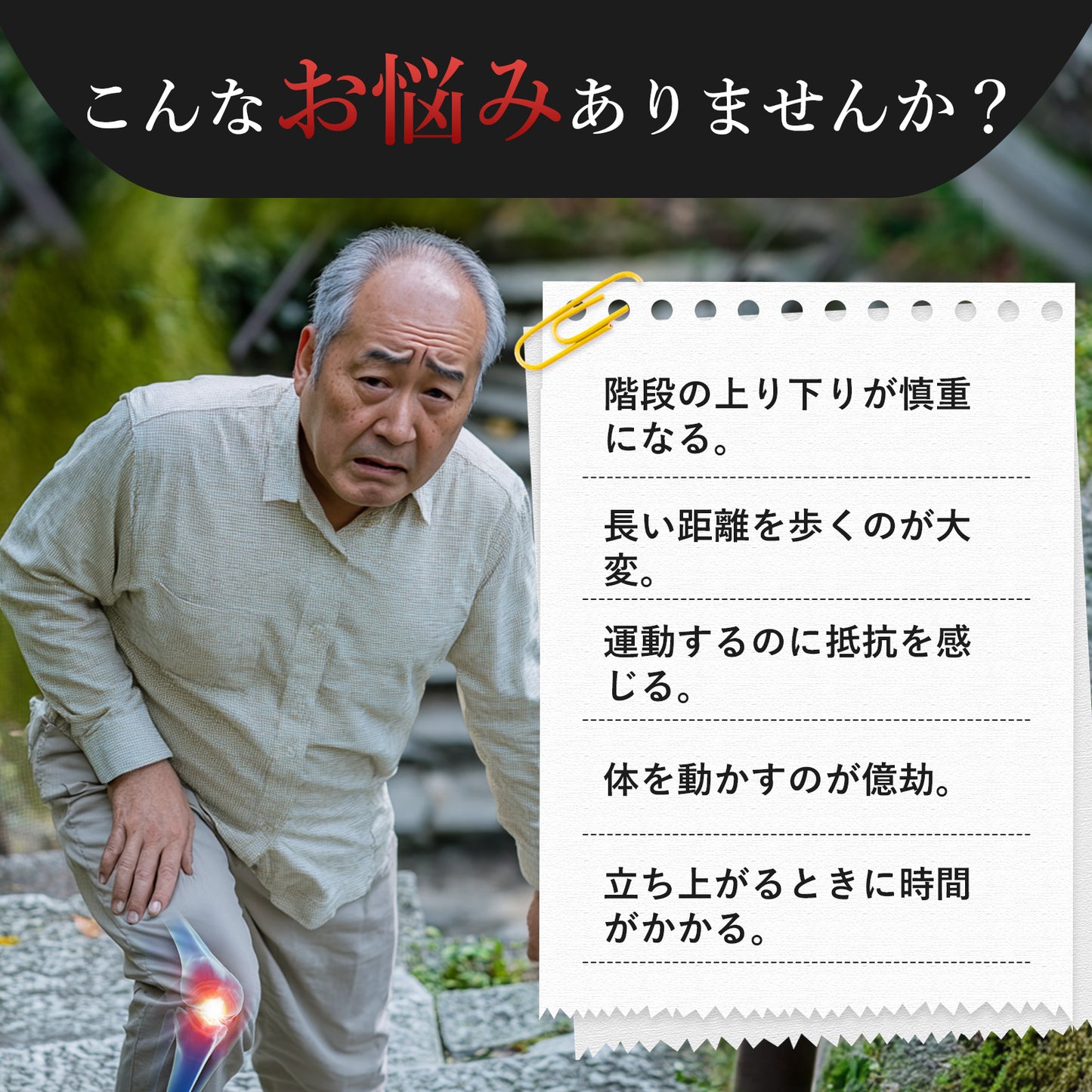 グルコサミン 1500mg サプリメント プロテオグリカン 軟骨成分 200mg MSM 120mg コラーゲン ヒアルロン酸 人参 日本製 ビタミンD ビタミンB群 膝 サプリ GMP認定工場 90粒 約30日分